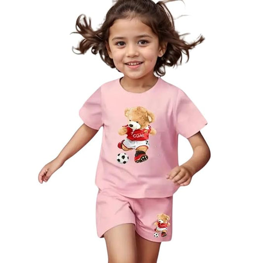 GIRL 7 FOOTBALL SHORTS SET