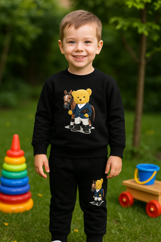 BLUE BLAZER HORSE PAYJAMA SET