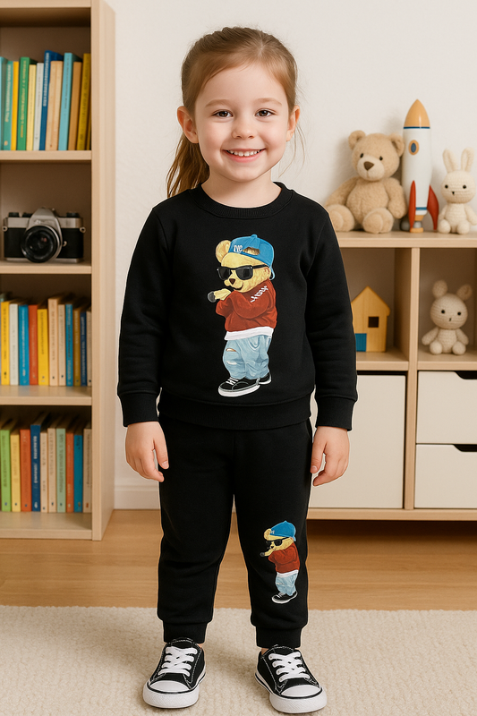 GIRL MIKE JACKET PAYJAMA SET