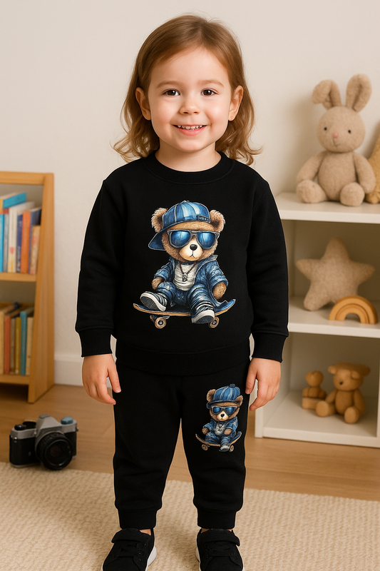 GIRL BLUE SKATE PAYJAMA SET