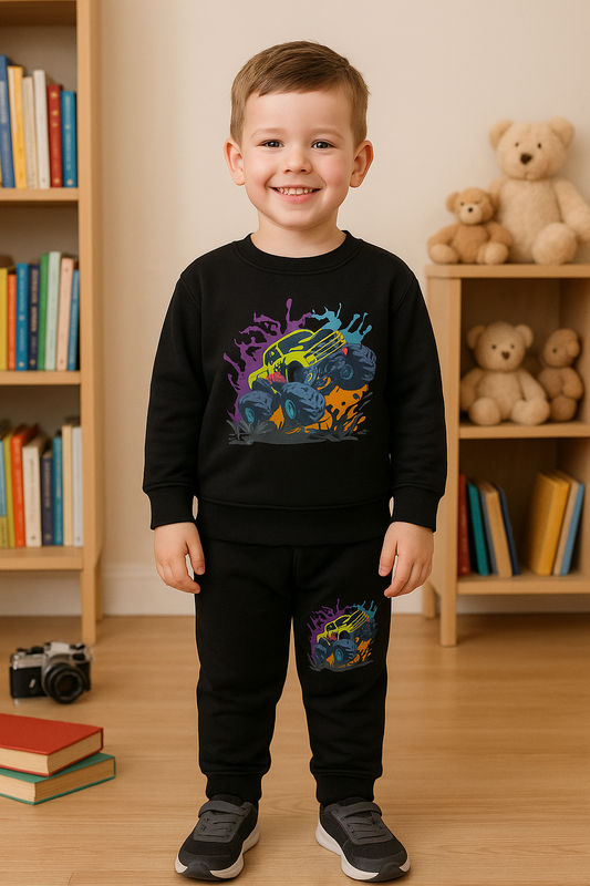 MULTI CLR JEEP PAYJAMA SET